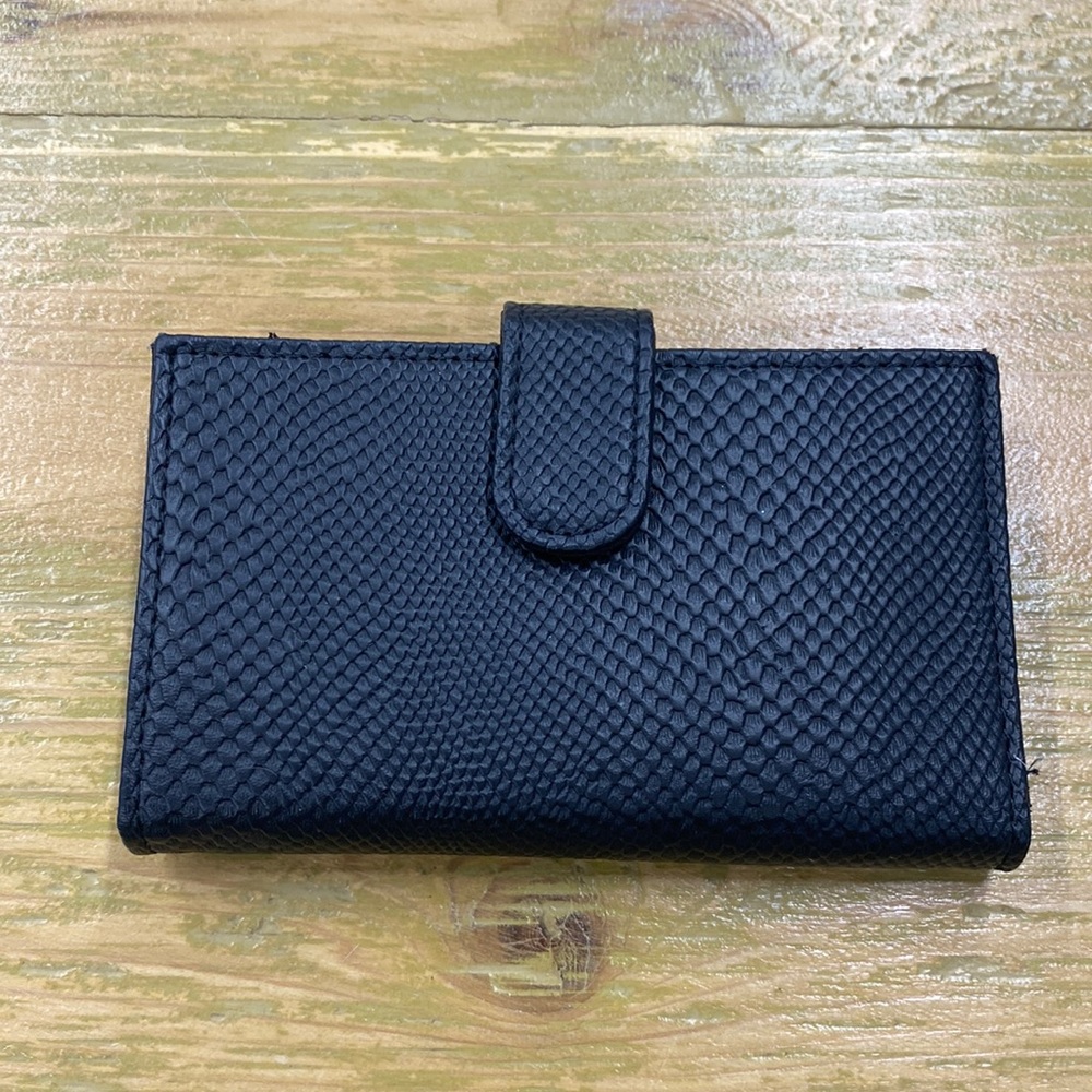 Snakeskin inspired mini wallet